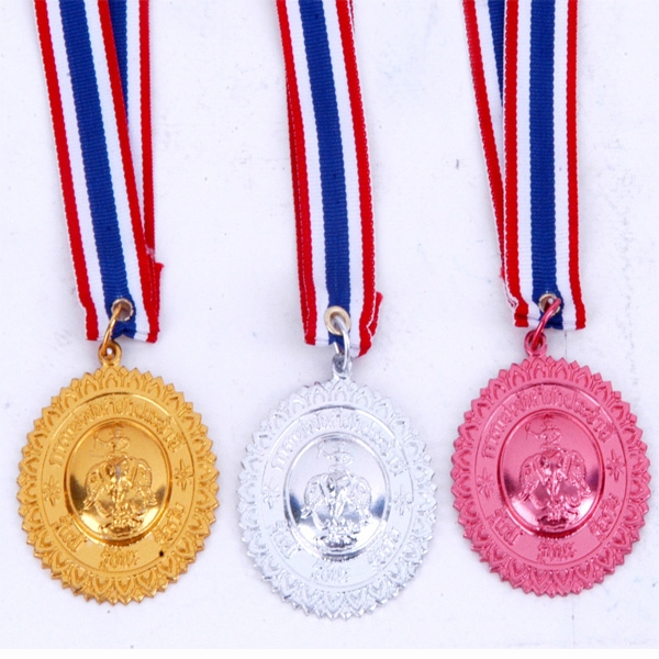 เหรียญรางวัล โลหะใหญ่ ช้าง 3 เศียร ทอง , เงิน , ทองแดง ( ไม่รวมริบบิ้น )